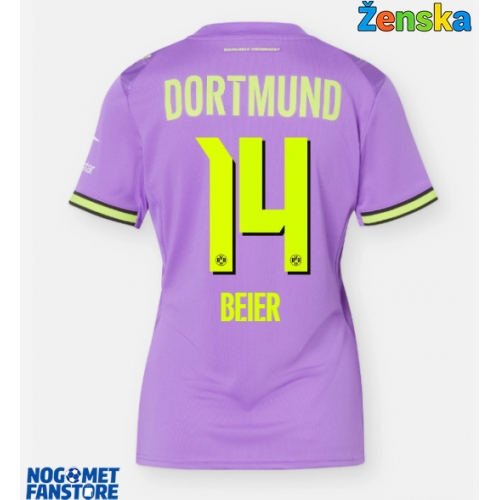 Borussia Dortmund Maximilian Beier #14 Rezervni Dres za Ženska 2026-27 Kratak Rukav